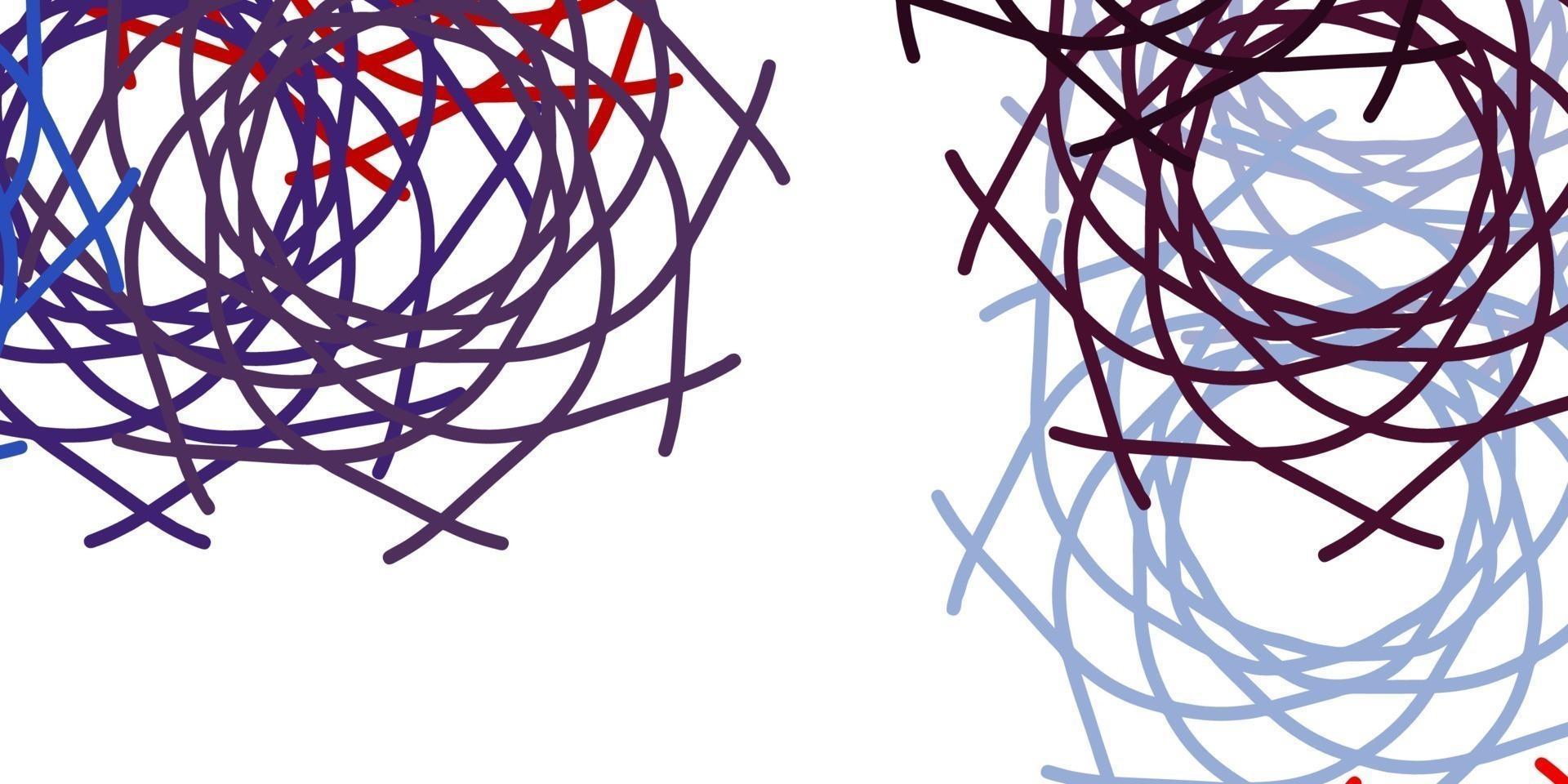 lichtblauw, rood vectormalplaatje met abstracte vormen. vector