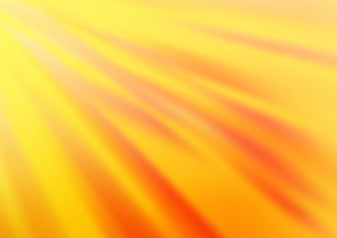 lichtgele, oranje vector wazig heldere achtergrond.