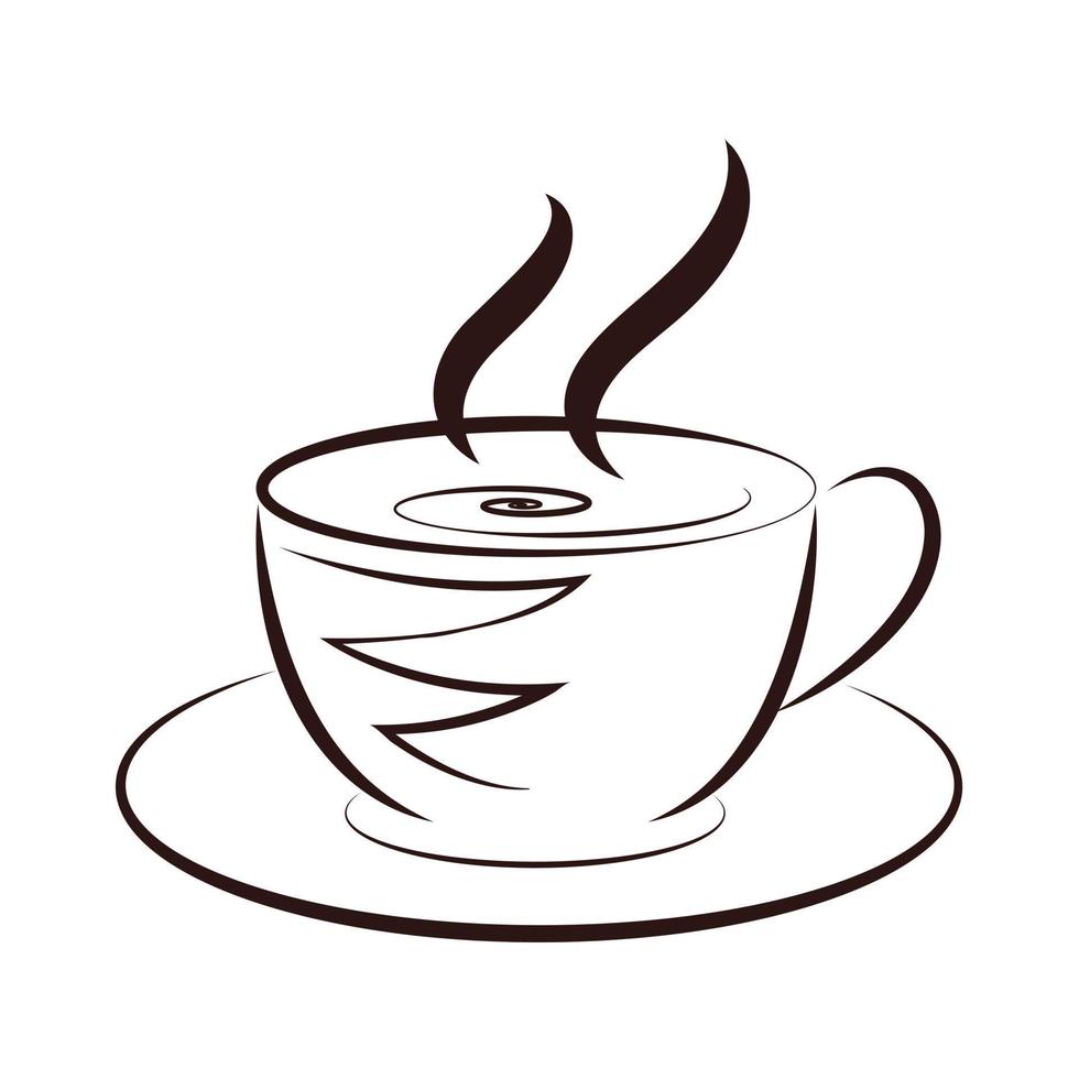 koffiekopje pictogram vector