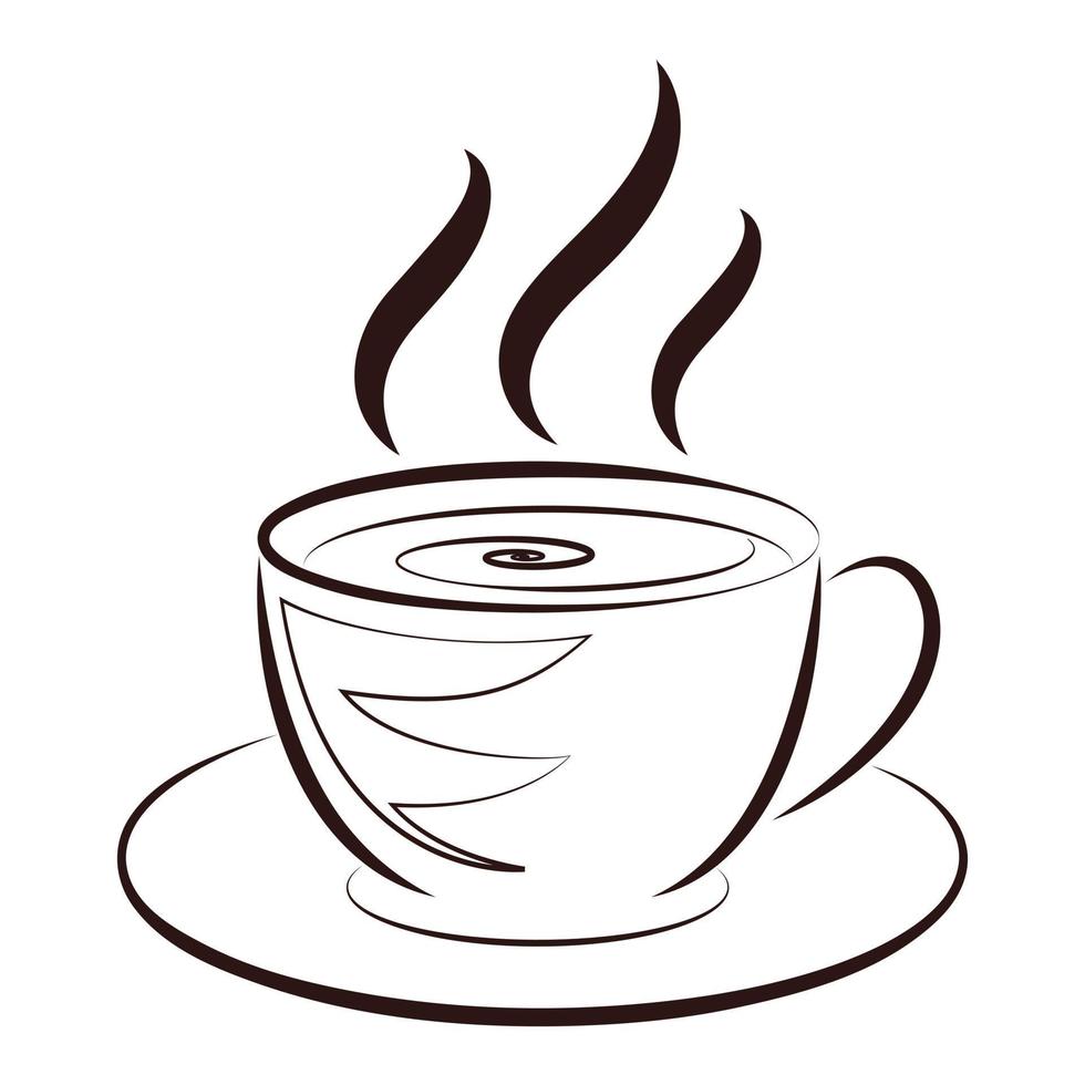 koffiekopje pictogram vector