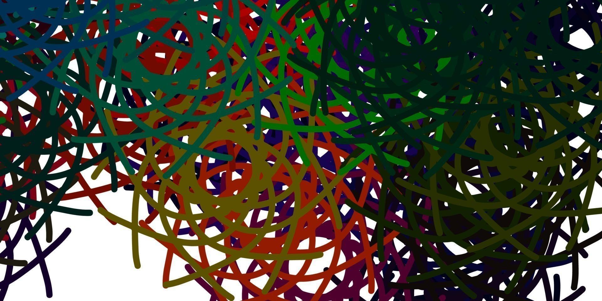 lichtgroen, rood vectorpatroon met abstracte vormen. vector