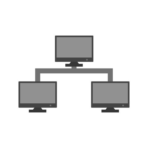 Vector internet serverpictogram