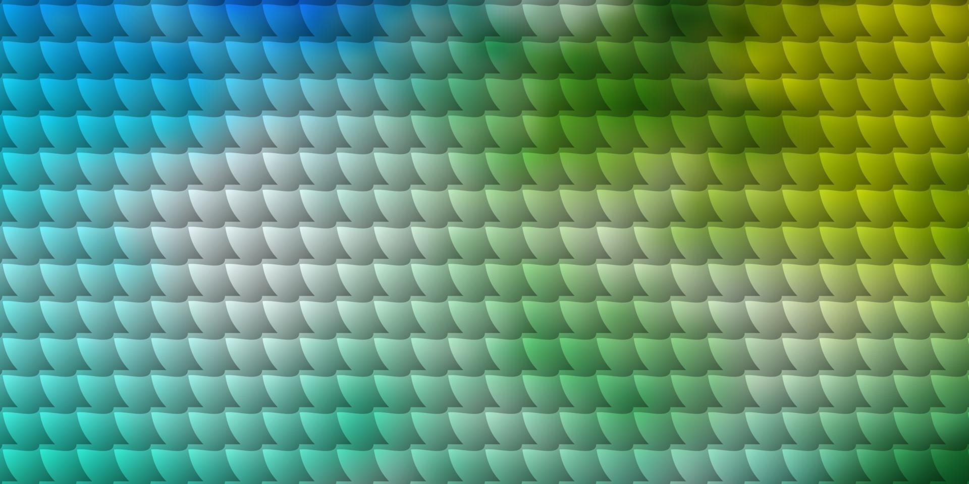 lichtblauwe, groene vectorachtergrond met rechthoeken. vector