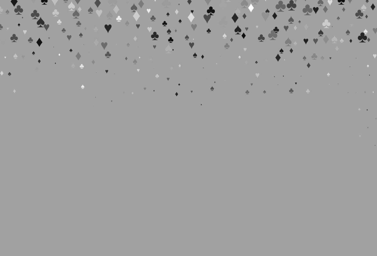 licht zilveren, grijze vectordekking met goksymbolen. vector