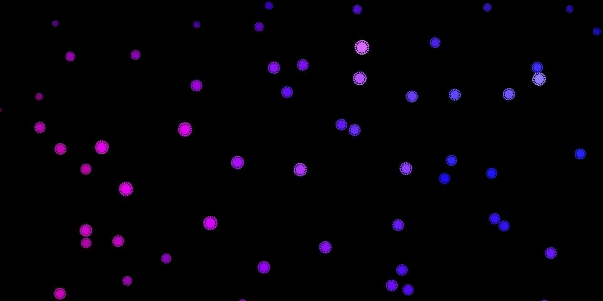 donkerpaars, roze vectormalplaatje met grieptekens. vector