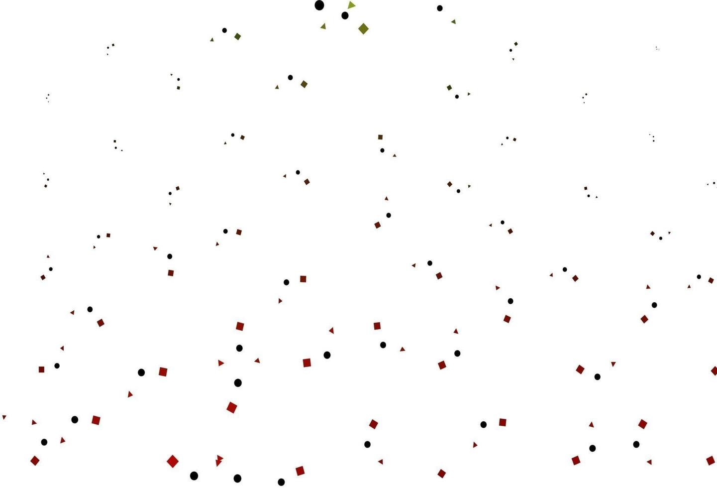 lichtgroene, rode vectordekking in veelhoekige stijl met cirkels. vector