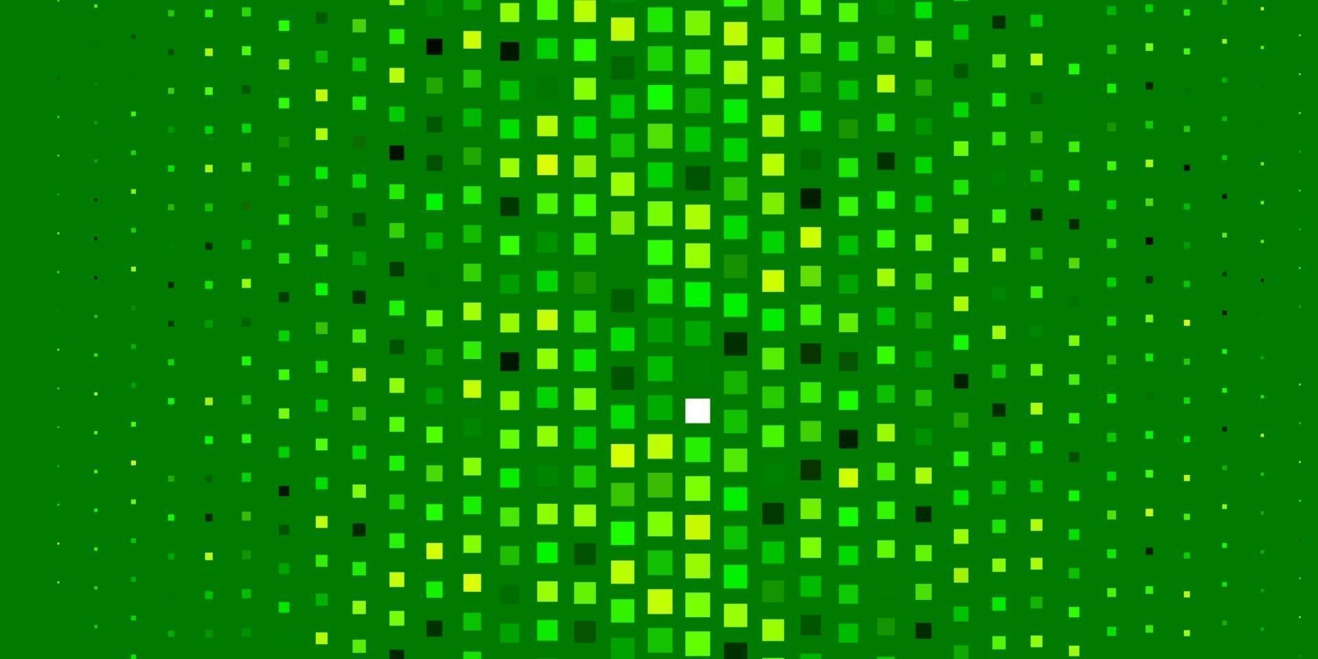 lichtgroene, gele vectortextuur in rechthoekige stijl. vector