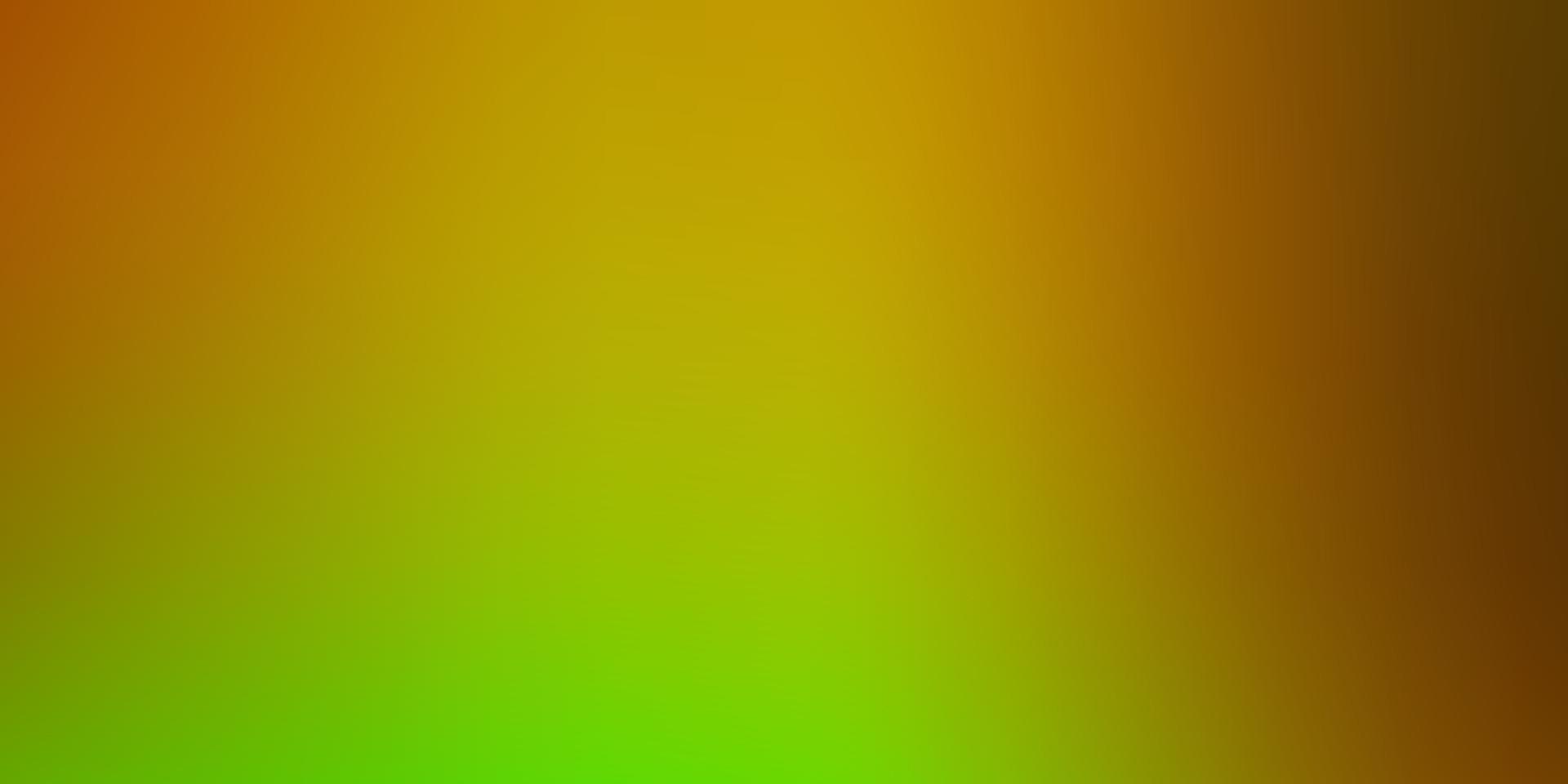 lichtgroene, gele vector wazig kleurrijke achtergrond.