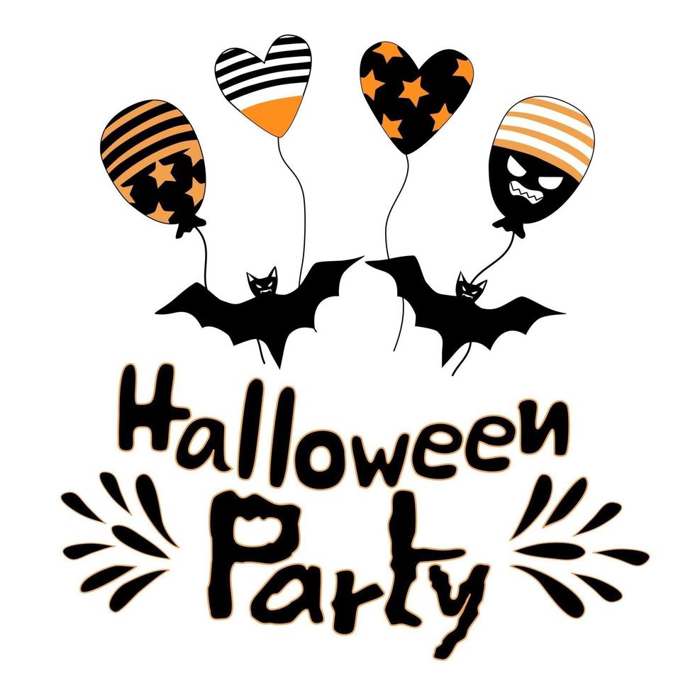 elementen voor halloween-decoraties vector