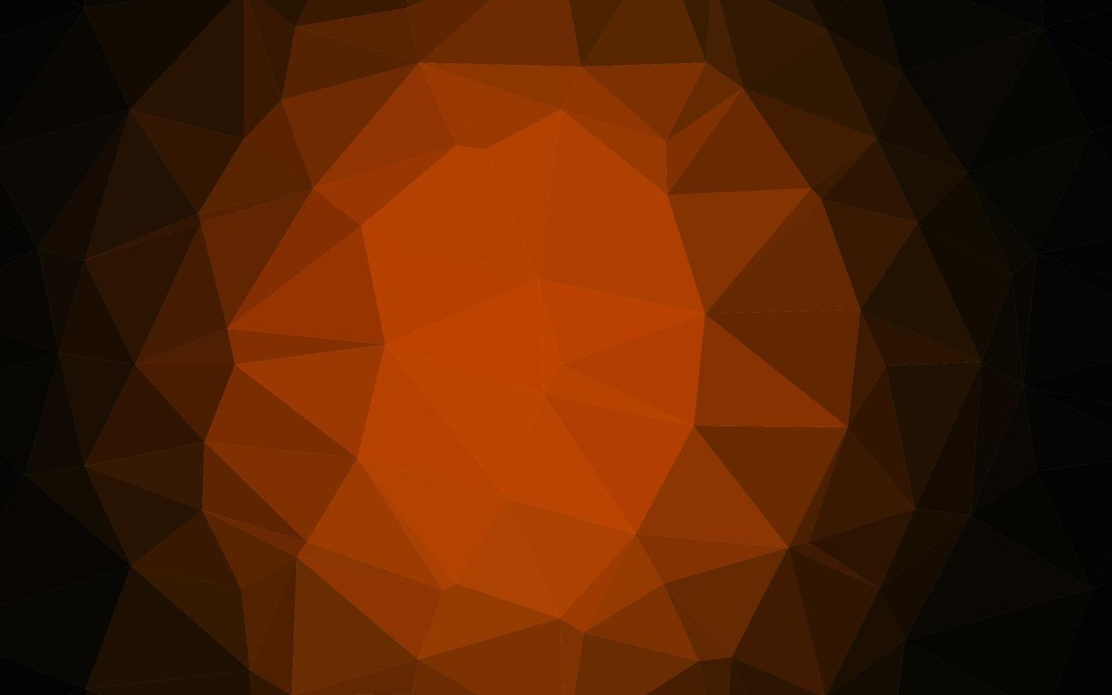 donkergele, oranje vector laag poly textuur.
