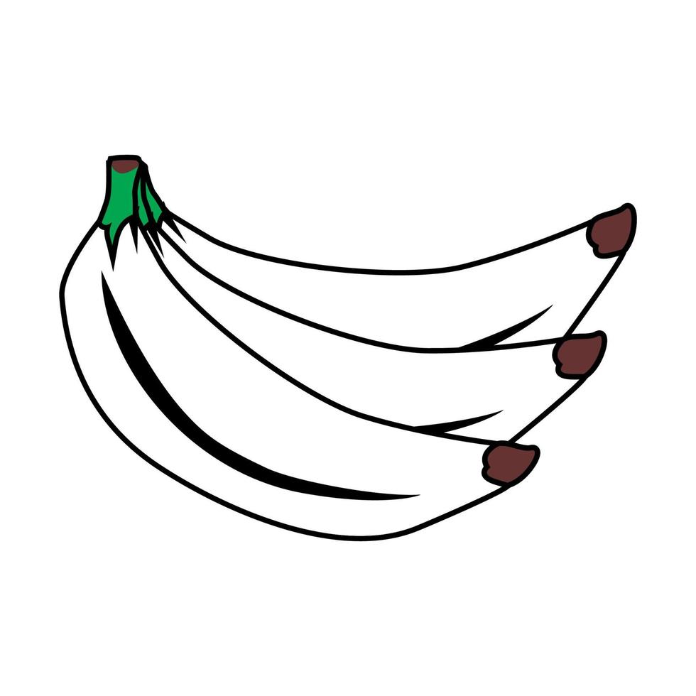 banaan pictogram hoge resolutie gratis vector