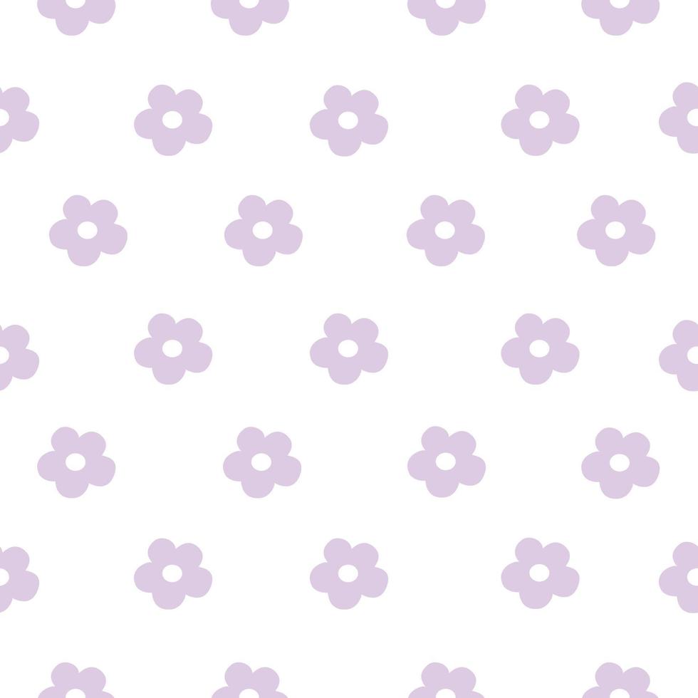 pastel paars bloemenpatroon voor afdrukken, stoffenpatroon, behang, achtergrond vector