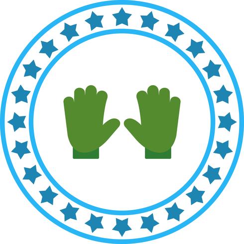 Vector handschoenen pictogram