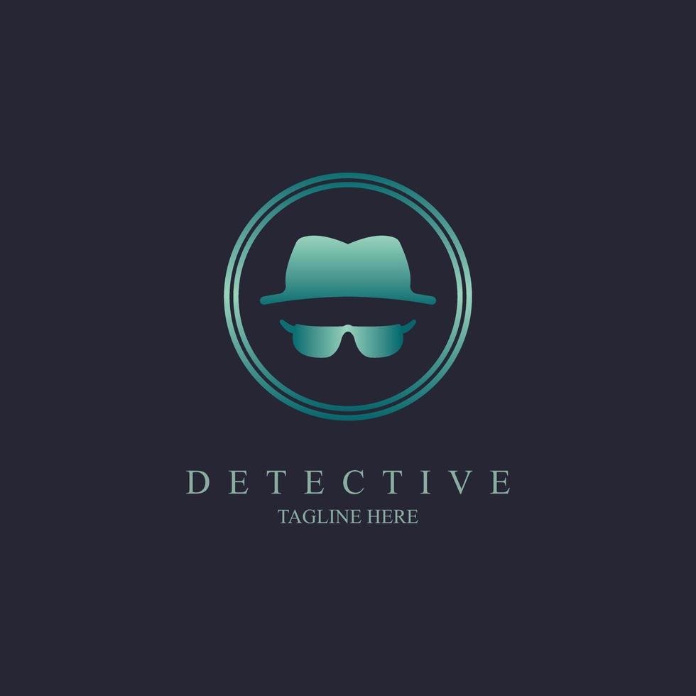 detective monogram logo ontwerpsjabloon voor merk of bedrijf en andere vector