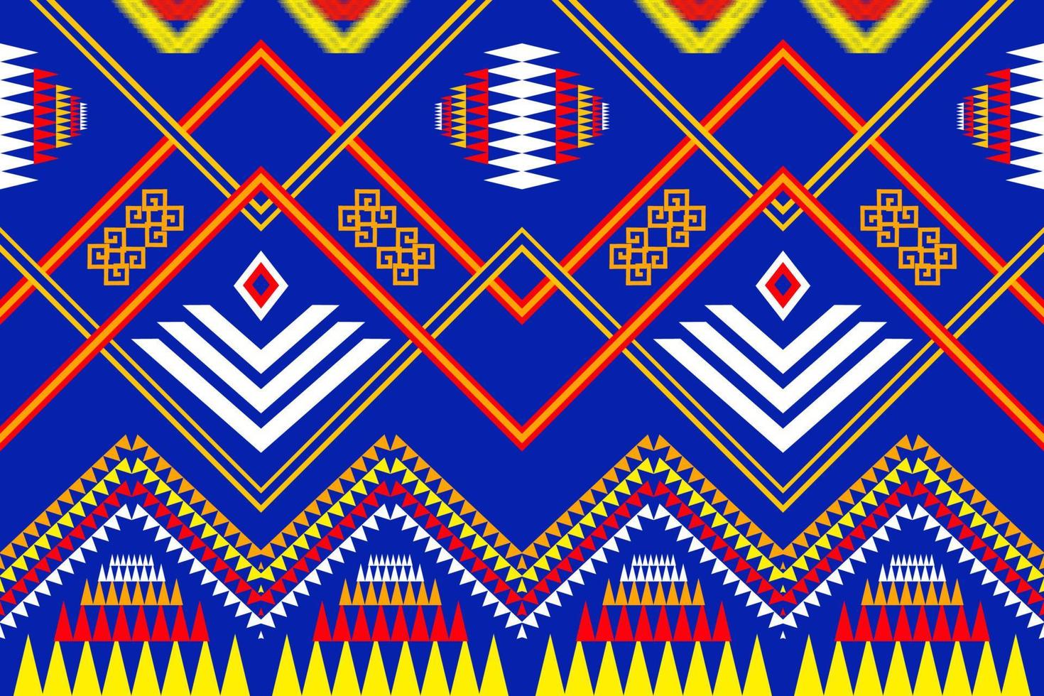 geometrische etnische oosterse traditionele pattern.figure tribal borduurwerk style.design voor behang, kleding, verpakking, stof, vectorillustratie vector