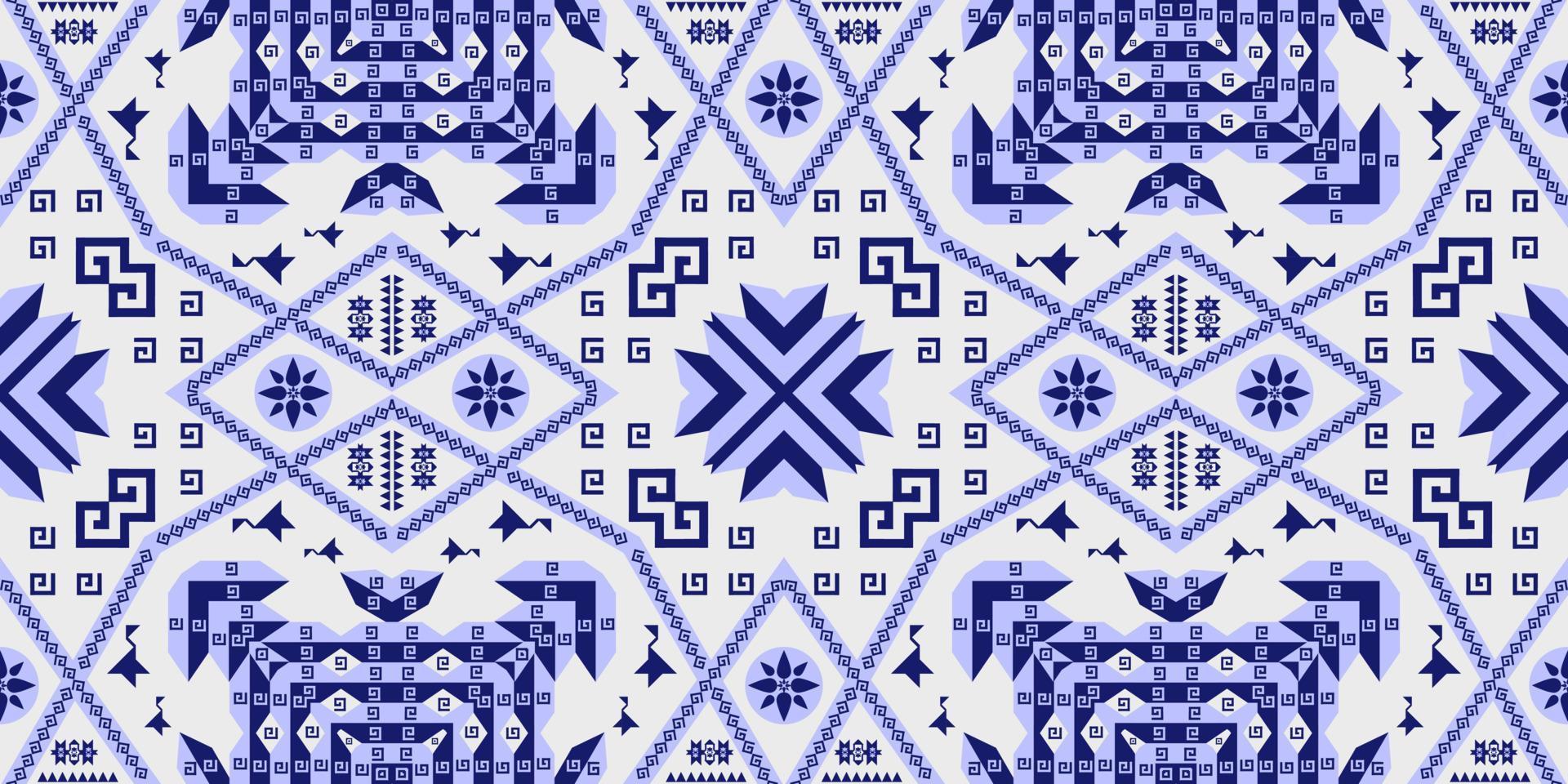 geometrische etnische oosterse traditionele pattern.figure tribal borduurwerk style.design voor behang, kleding, verpakking, stof, vectorillustratie vector