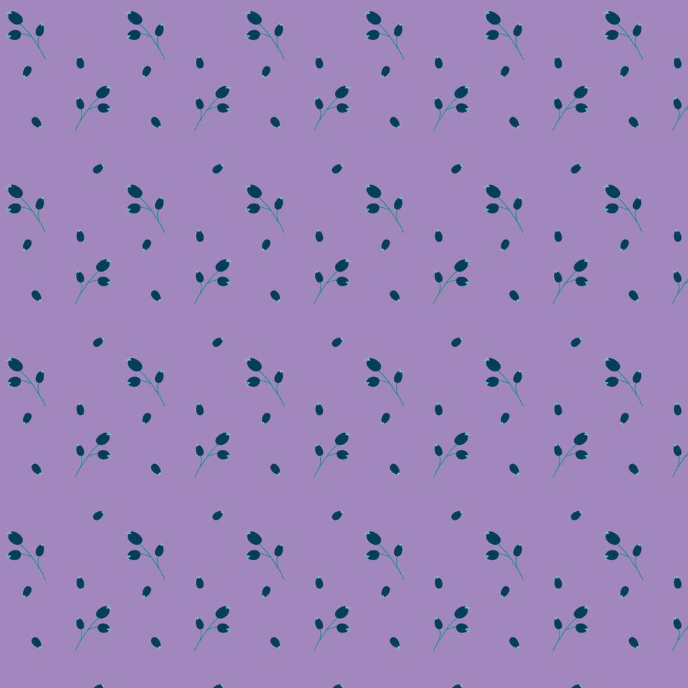 bloemmotief op pastel violette achtergrond. naadloze stof textuur. vector