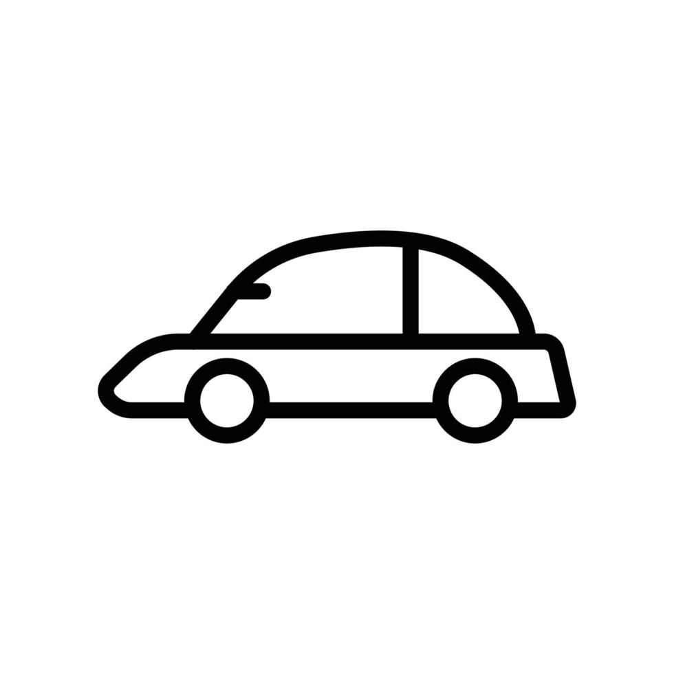 auto icoon. lijn pictogramstijl. geschikt voor transportsymbool. eenvoudig ontwerp bewerkbaar. ontwerpsjabloon vector