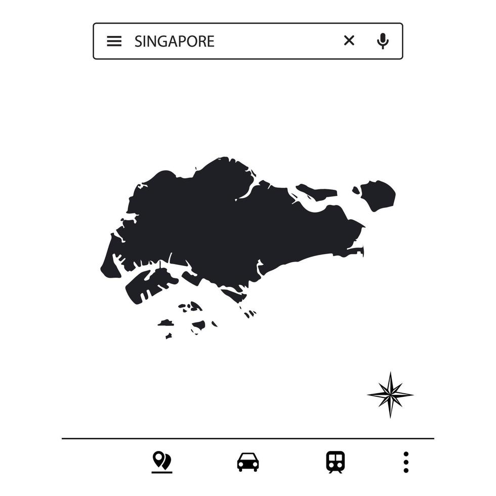 pictogram Azië kaart van geïsoleerde vector eps10