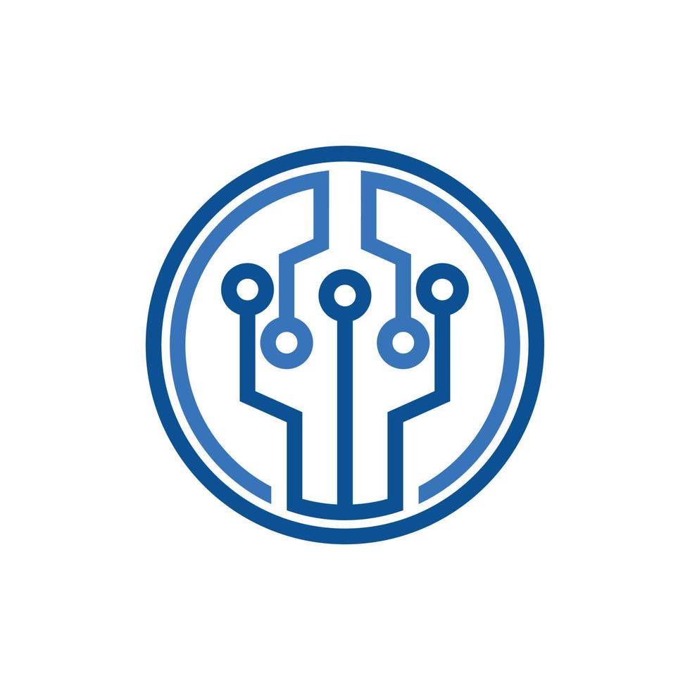 technologie abstract logo vector