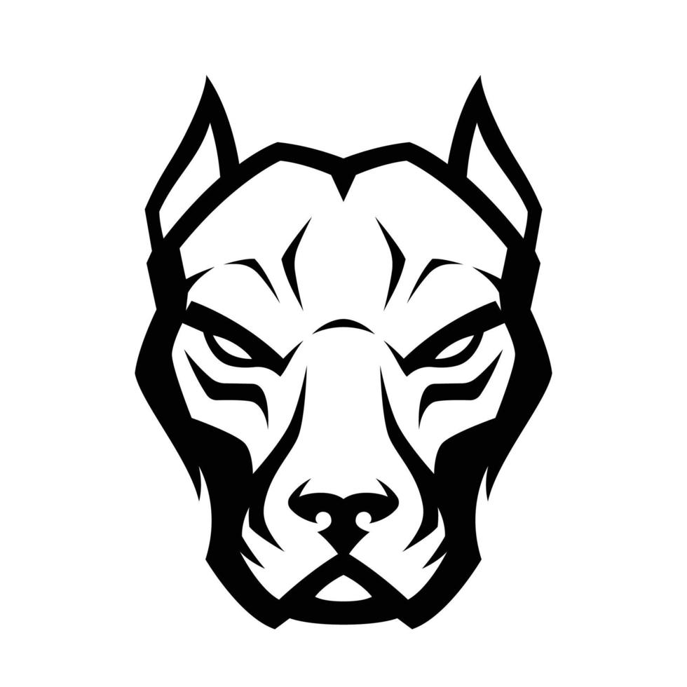 boos pitbull vector logo