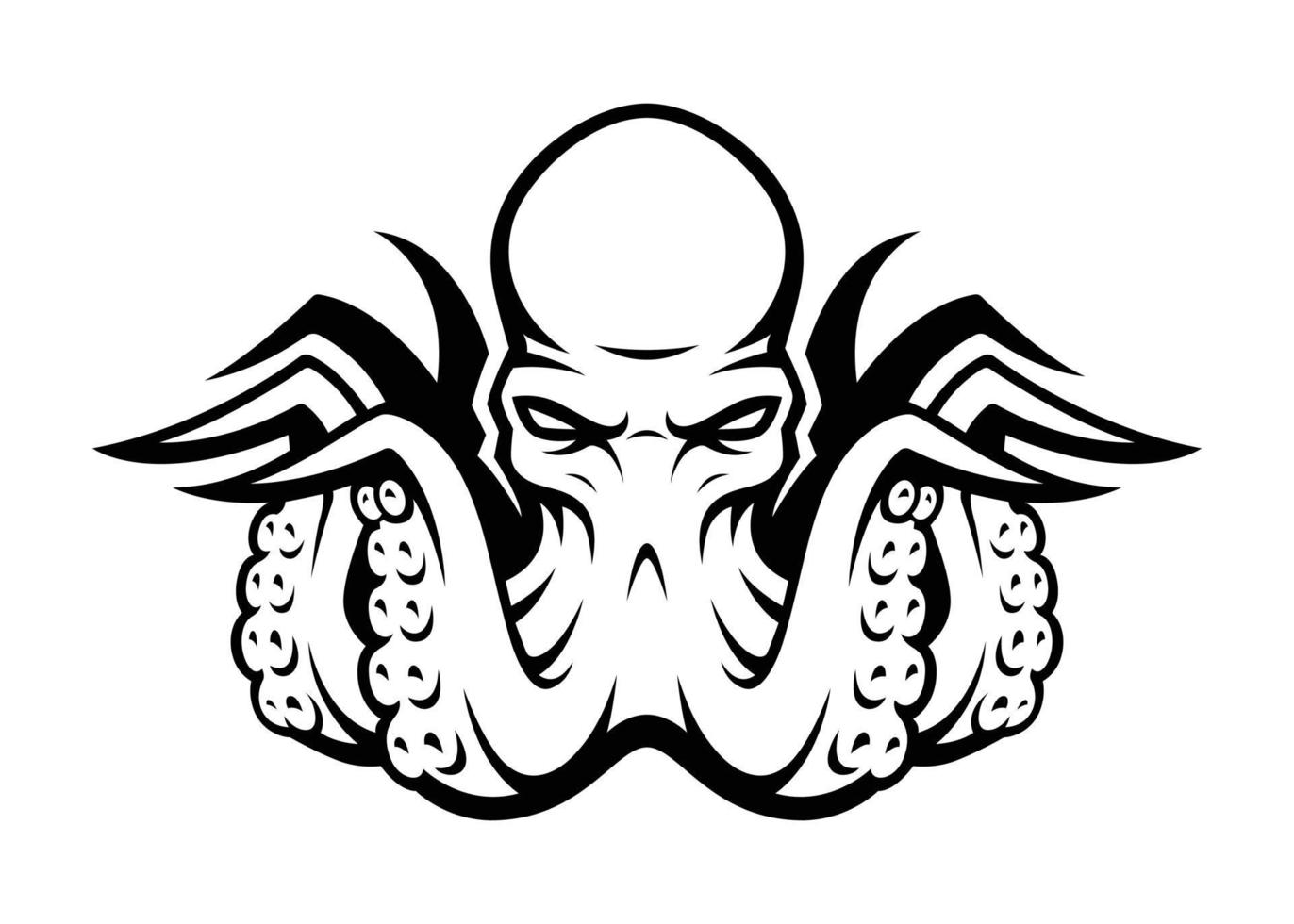 octopus vector logo,