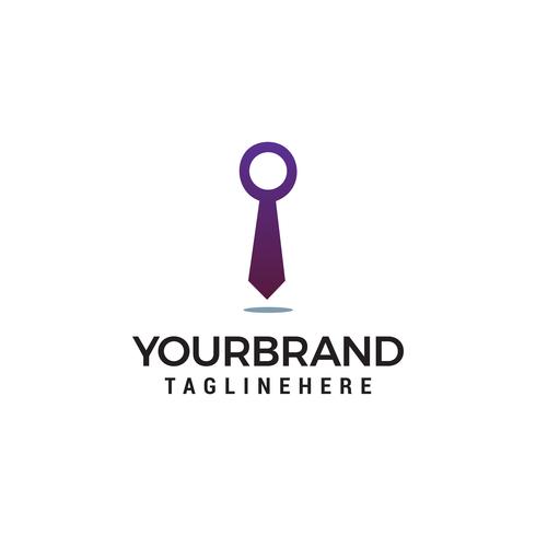 Zakelijke stropdas Logo sjabloon vector