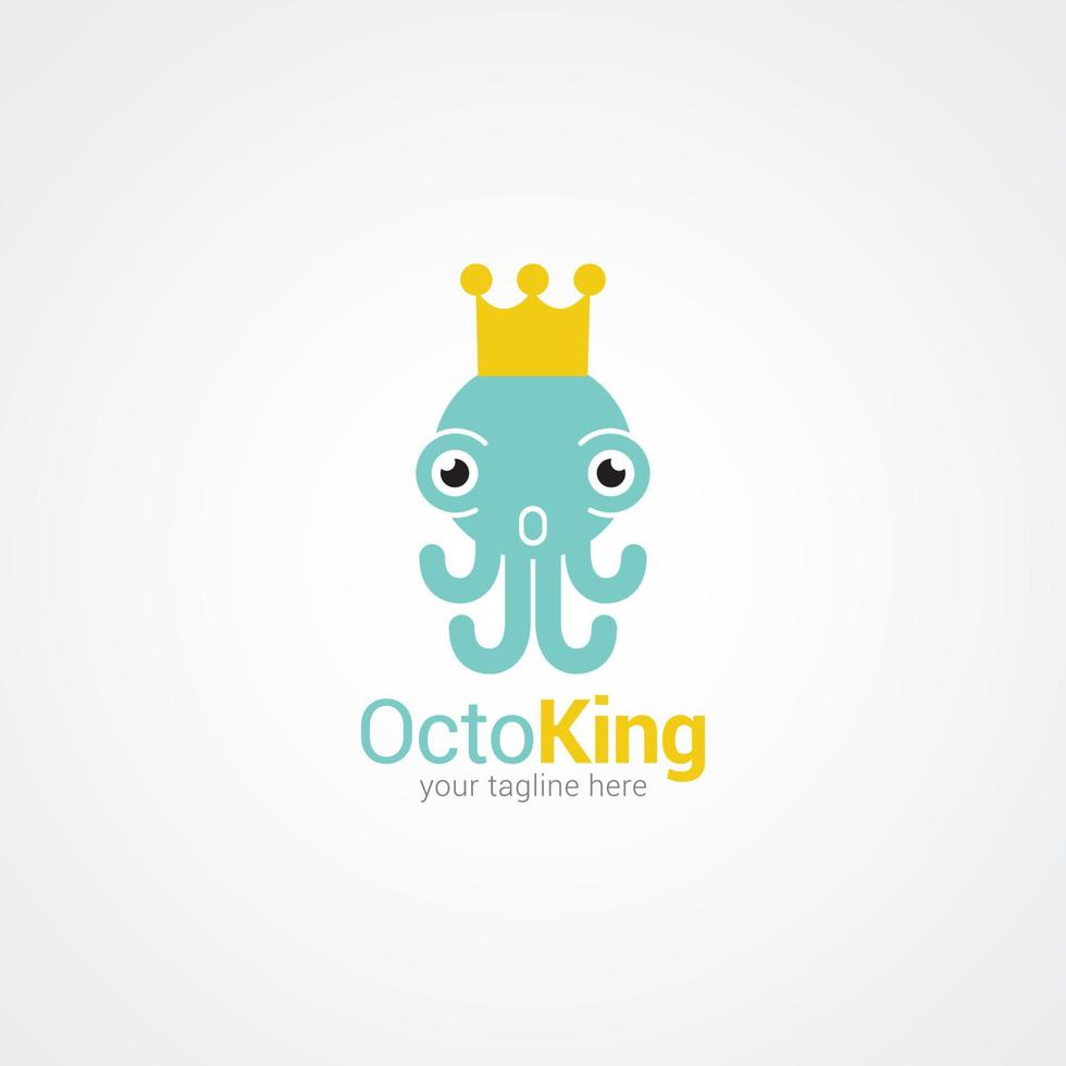 octopus logo vector ontwerp illustratie