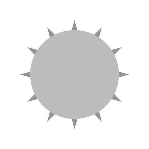 Vector zon pictogram