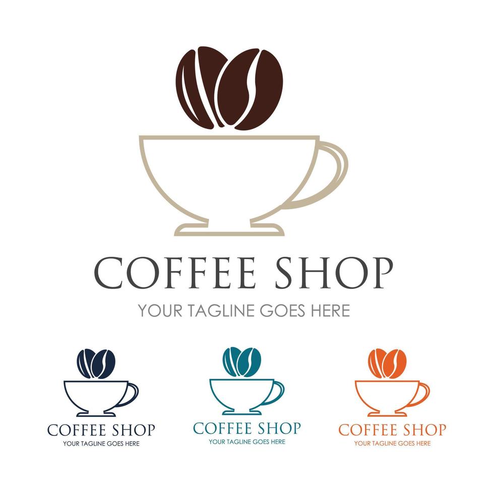 coffeeshop logo vector