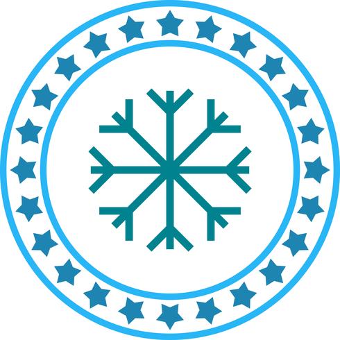 Vector Sneeuw vlok pictogram