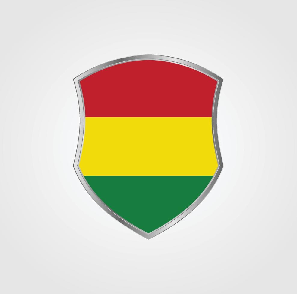 Bolivia vlag ontwerp vector