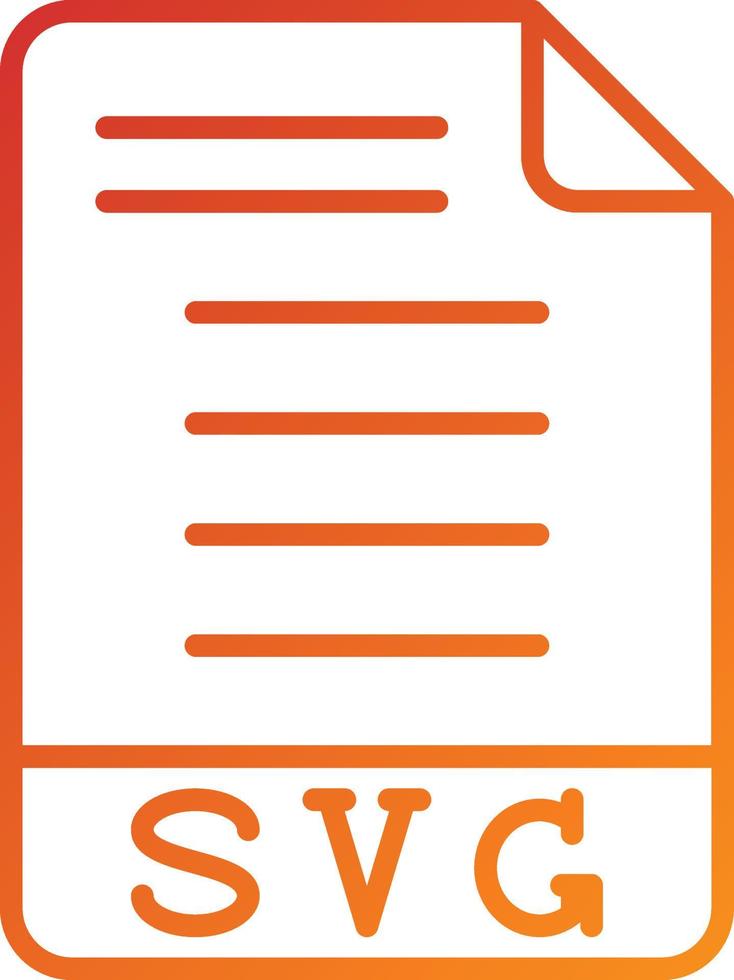 SVG-pictogramstijl vector
