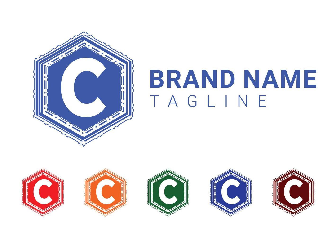 c letter nieuw logo en pictogramontwerp vector