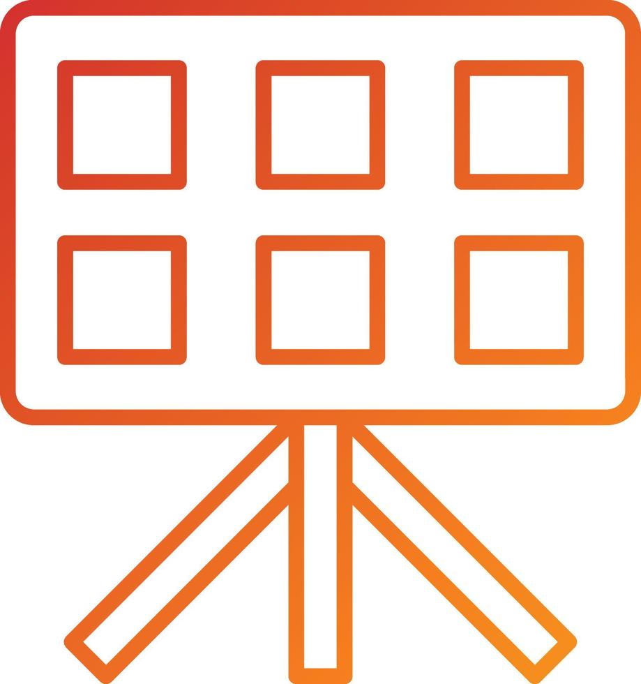 storyboard-pictogramstijl vector