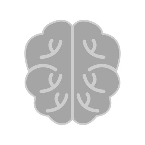 Vector hersenen pictogram