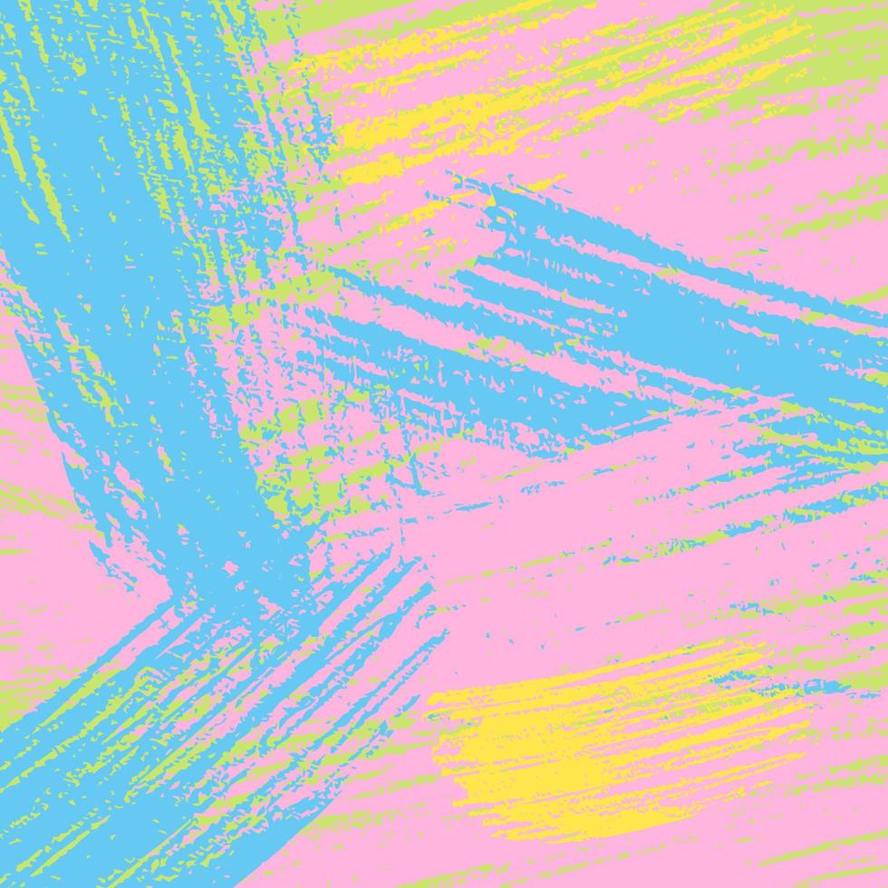 penseelstreek abstracte achtergrond. heldere kleurrijke grunge hand getekende patroon. getextureerde acryl schilderij achtergrond. gemakkelijk te bewerken sjabloon voor uw illustraties. vectorillustratie. vector