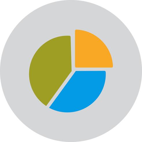 Vector cirkeldiagram pictogram