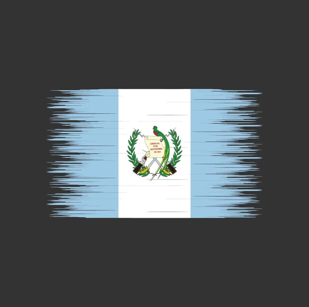 guatemala vlag penseelstreek, nationale vlag vector