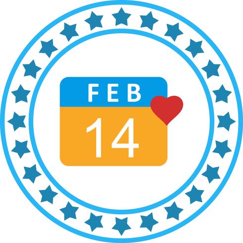 Vector Valentine dag pictogram
