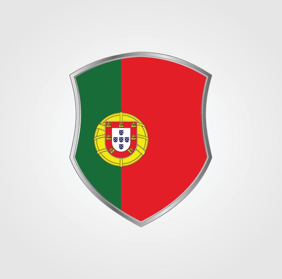 ontwerp van de vlag van portugal vector