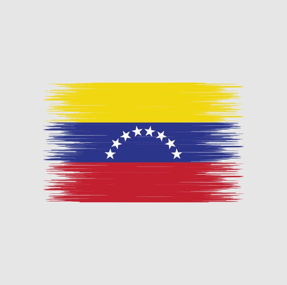 venezuela vlag penseelstreek, nationale vlag vector