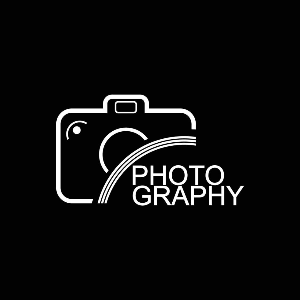 eenvoudige fotografie logo-afbeelding vector