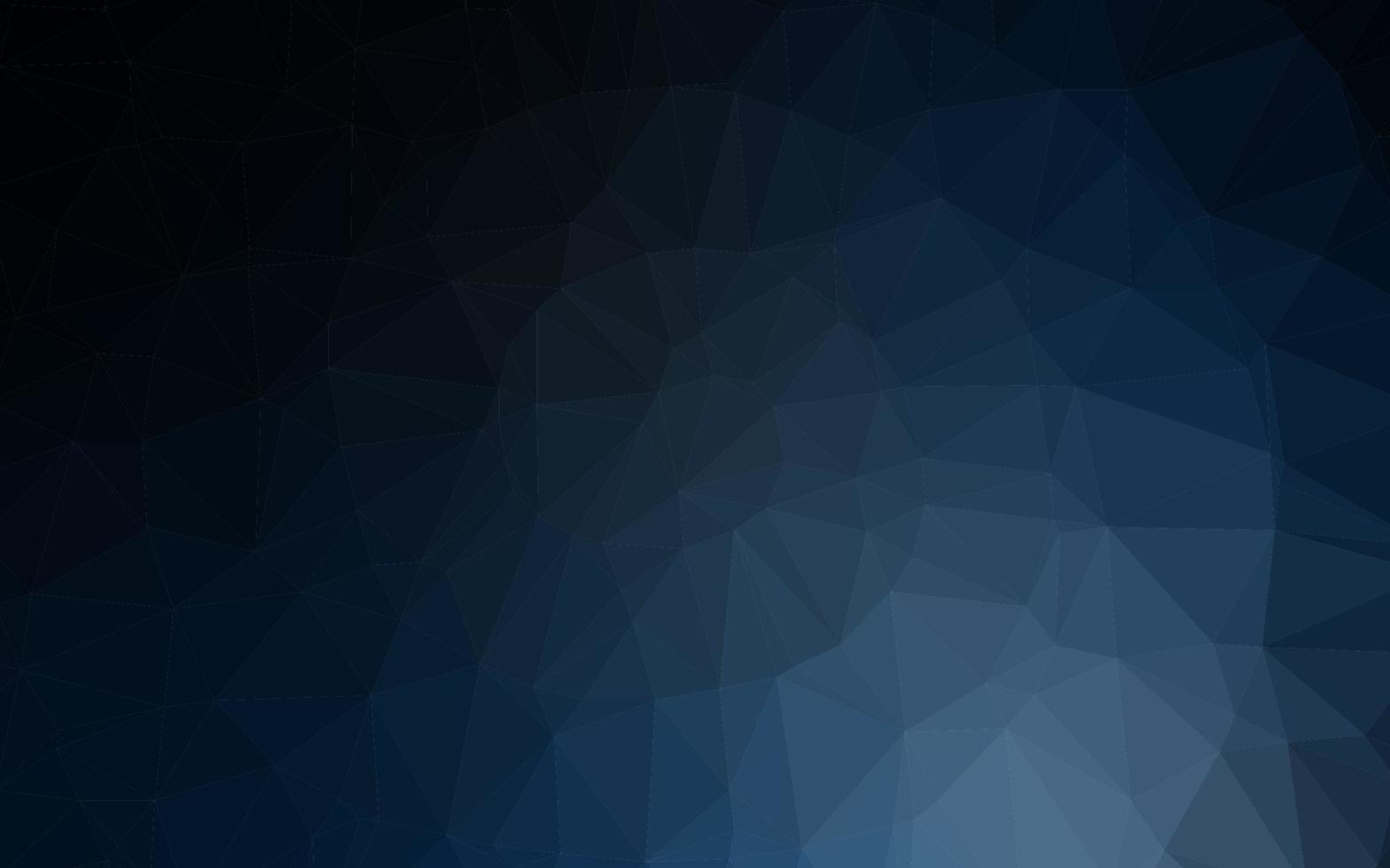 donkerblauwe vector veelhoek abstracte lay-out.