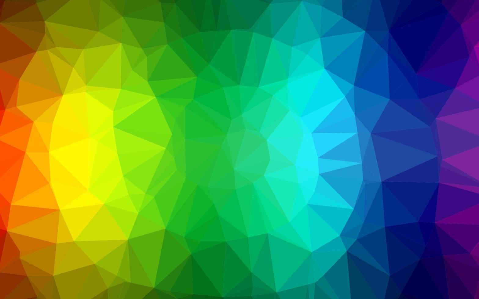 licht veelkleurig, regenboog vector veelhoekig patroon.