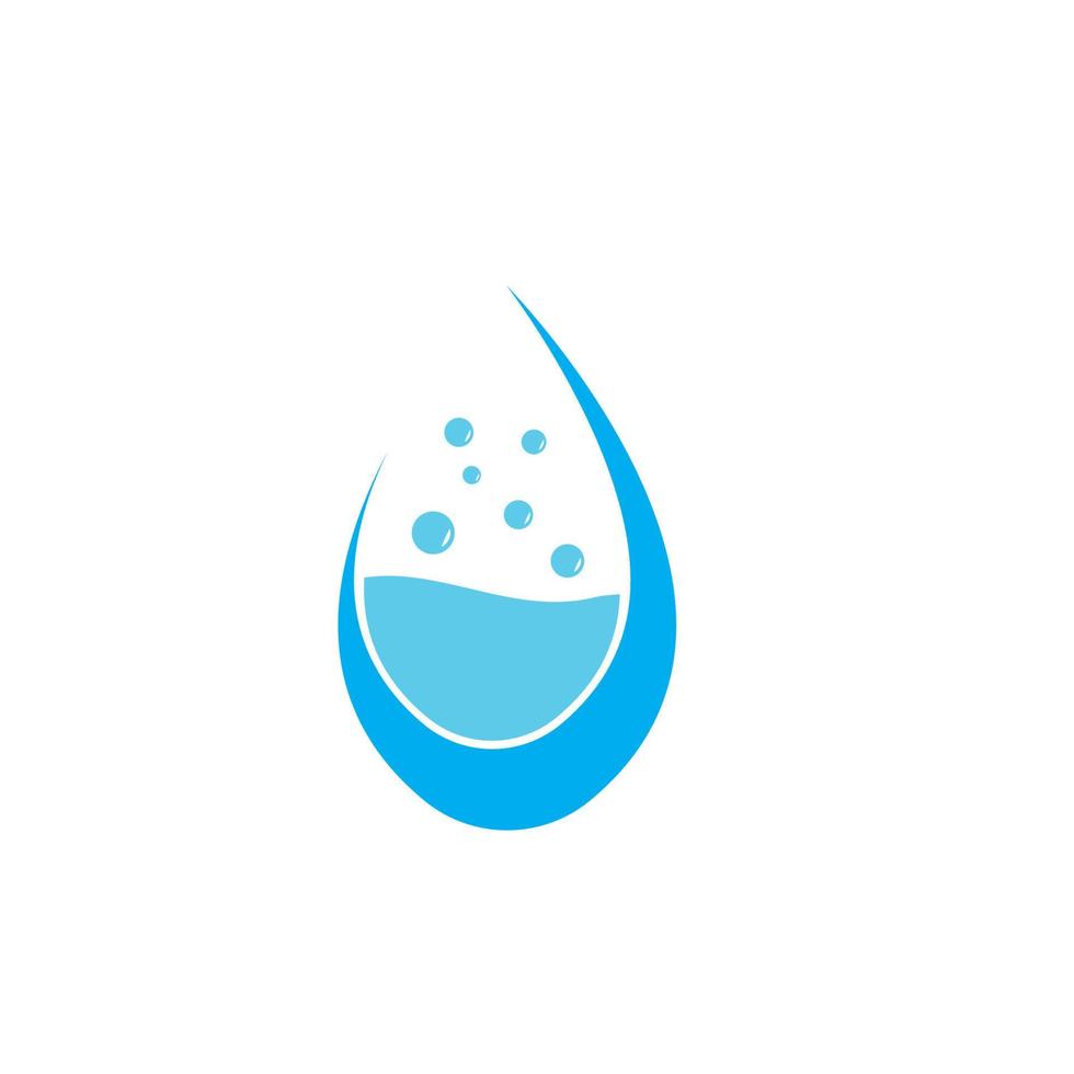 waterdruppel logo sjabloon vector