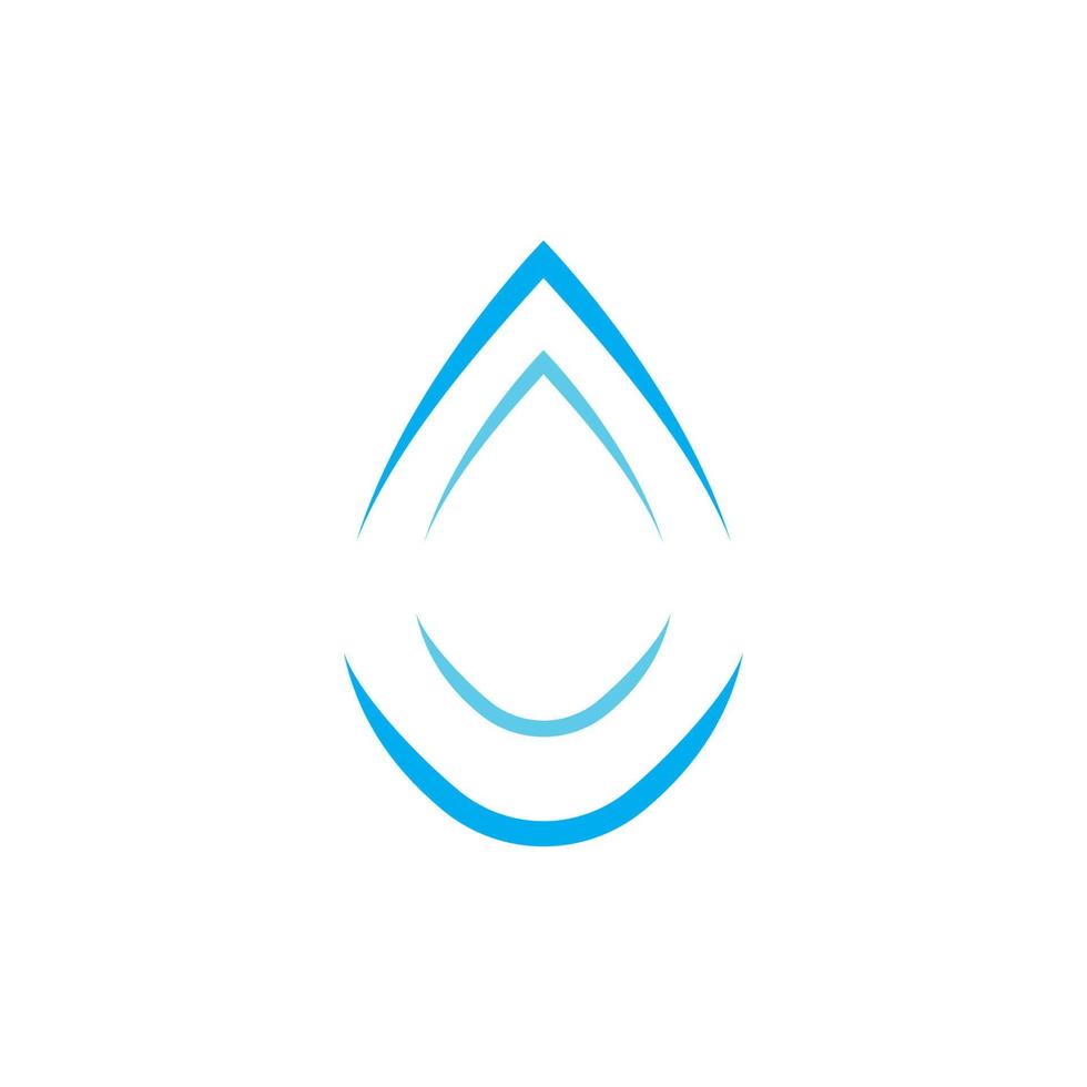 waterdruppel logo sjabloon vector