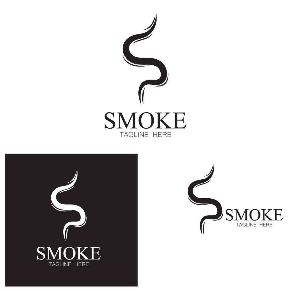 rook stoom pictogram logo afbeelding geïsoleerd op een witte achtergrond aroma verdampen pictogrammen. geuren vector lijn icoon heet aroma stinken of koken stoom symbolen ruiken of damp