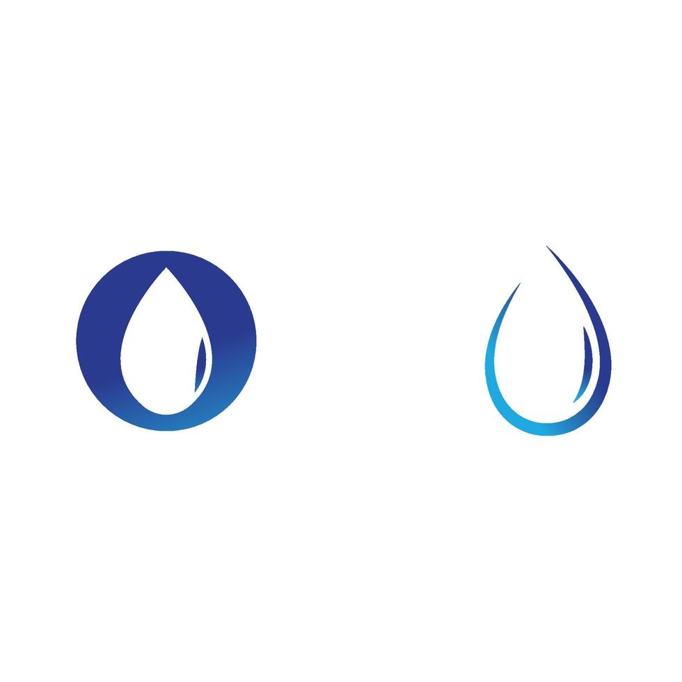 waterdruppel logo sjabloon vector