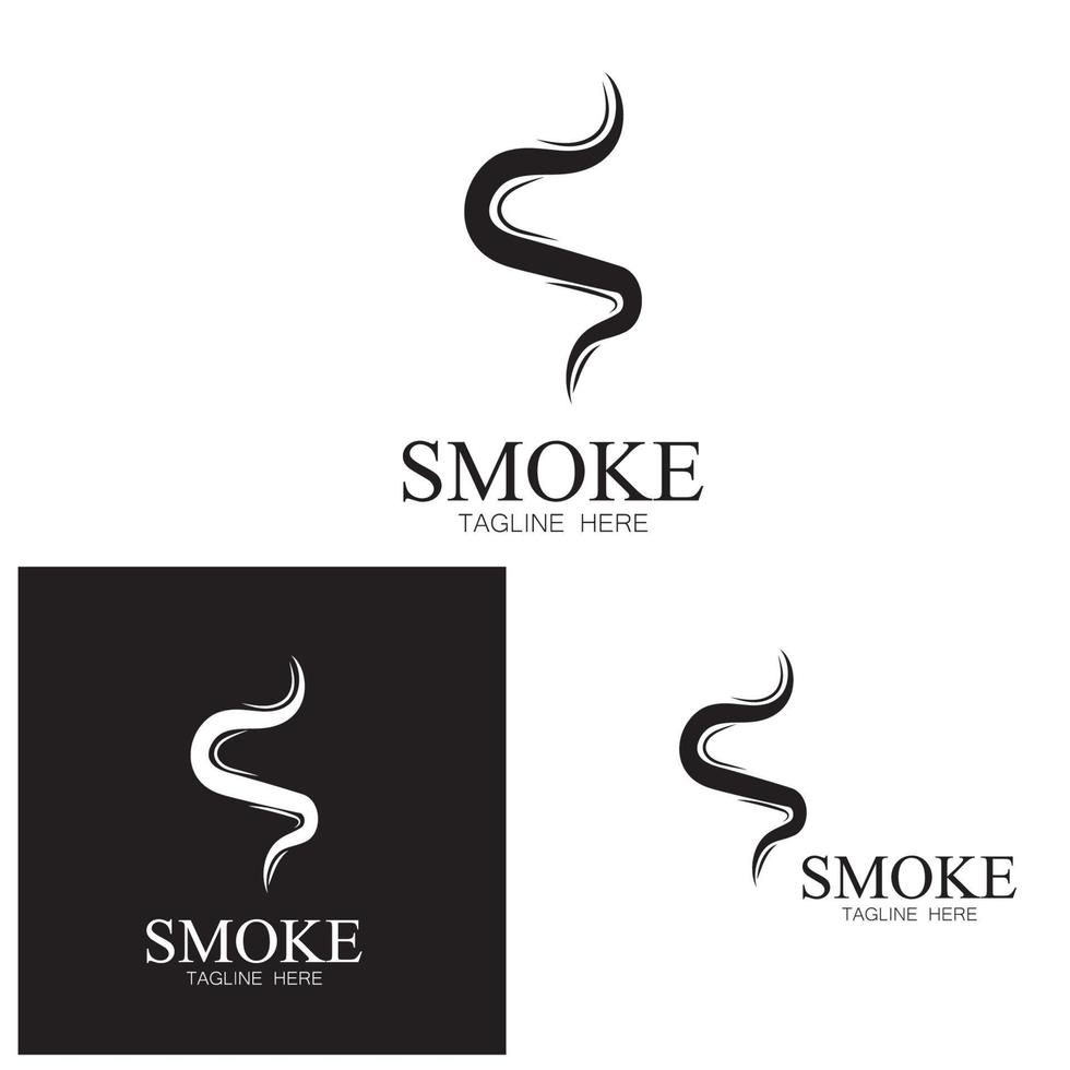 rook stoom pictogram logo afbeelding geïsoleerd op een witte achtergrond aroma verdampen pictogrammen. geuren vector lijn icoon heet aroma stinken of koken stoom symbolen ruiken of damp